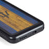 Barbados Flag Dark Wood Galaxy S23 Plus Waterproof Case